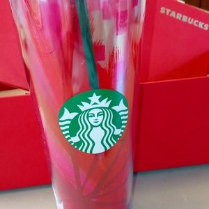 STARBUCKS cold drink cup tumbler NEW IN BOX